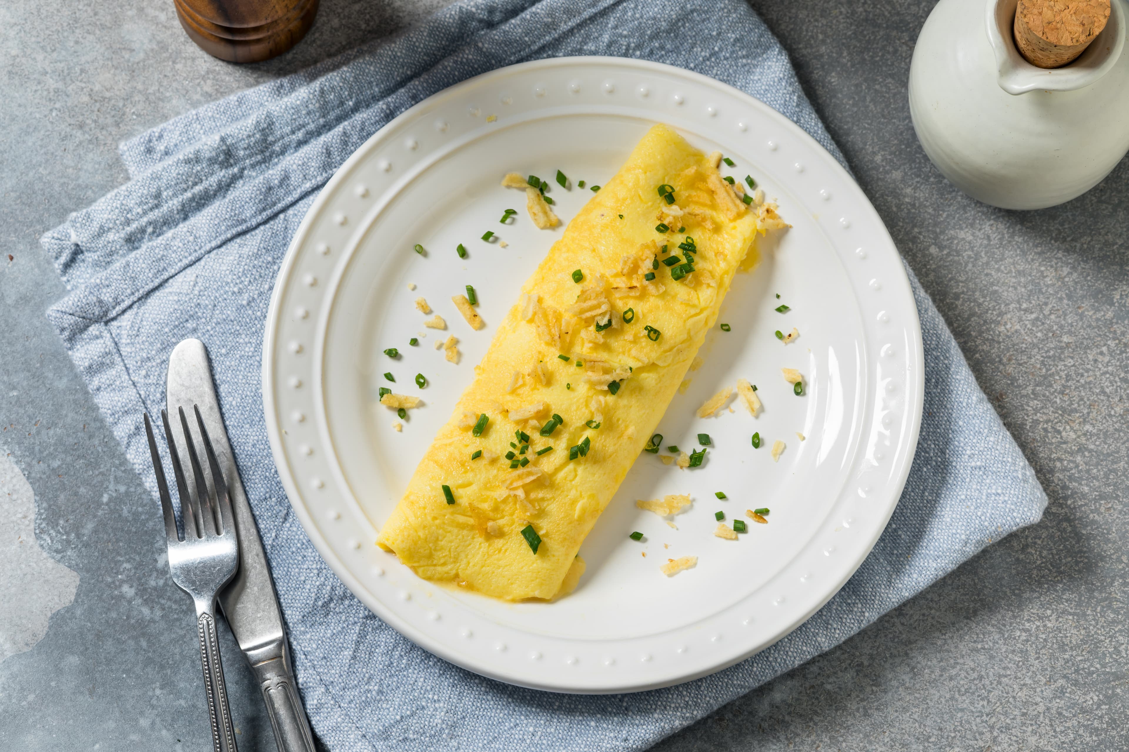 French omelette at Aube